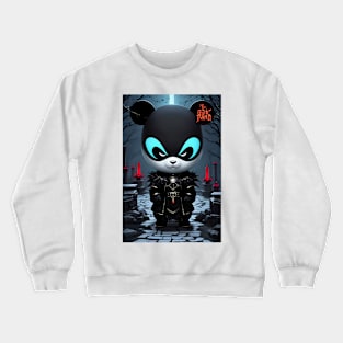 Cute naughty gothic panda Crewneck Sweatshirt